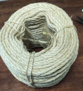 sisal rope  3 strands twisted